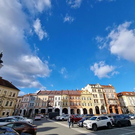 Velke Studio Na Velkem Namesti S Vybavenou Kuchyni Hradec Králové Zewnętrze zdjęcie