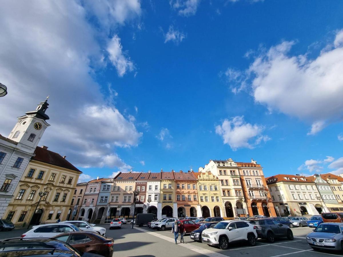 Velke Studio Na Velkem Namesti S Vybavenou Kuchyni Hradec Králové Zewnętrze zdjęcie